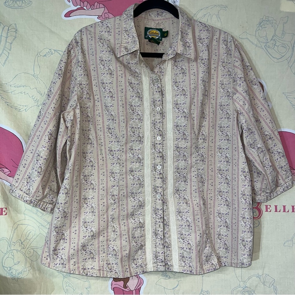 Women’s Cabela's Paisley Floral Outdoor Gear Blouse